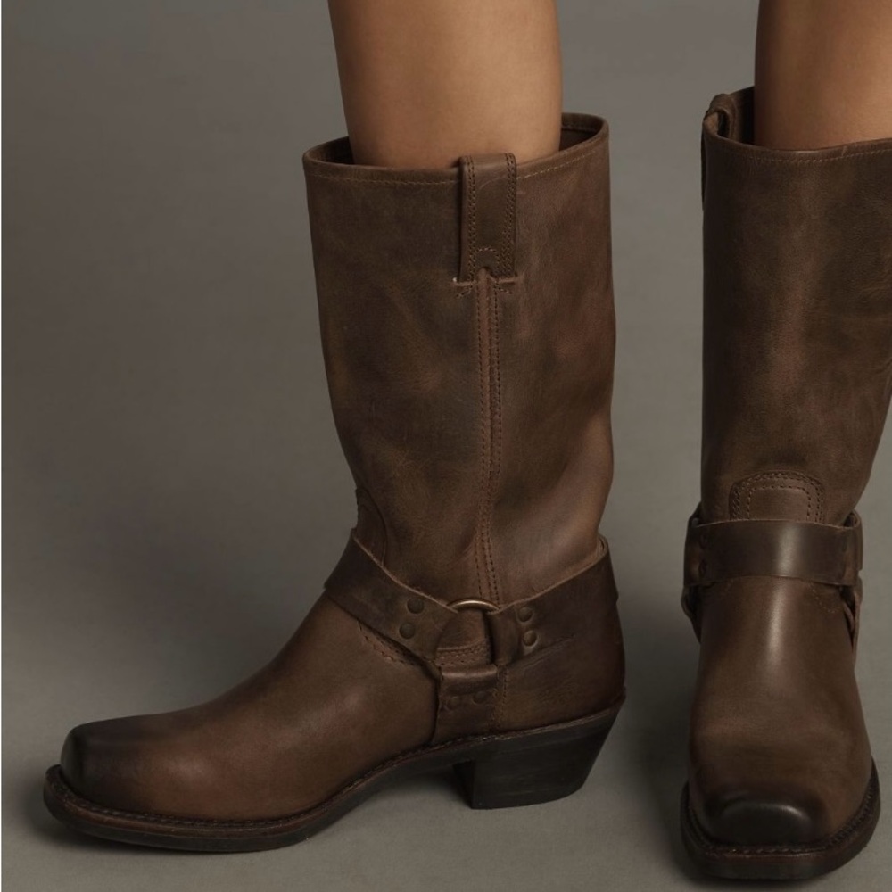 Free People Frye Harness 12R Boots 8.5 MOTO